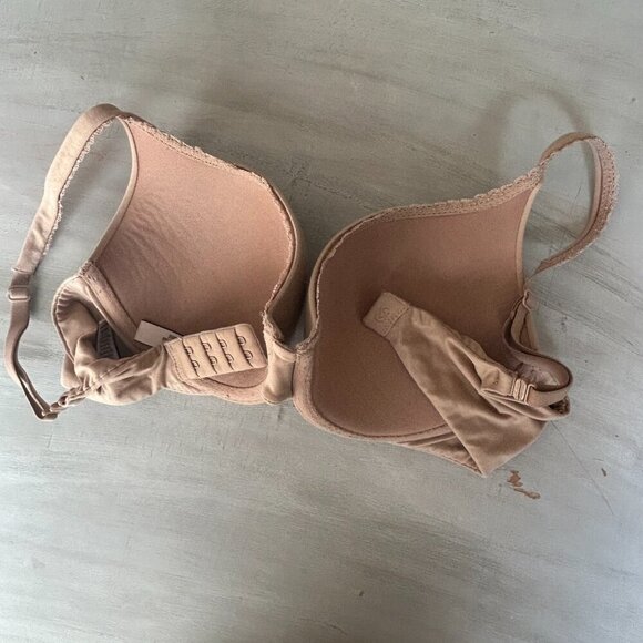 Victoria's Secret Perfect Shape Smooth Bra T-Shirt Bra Size 32 D Bodycon Push Up - Picture 10 of 12